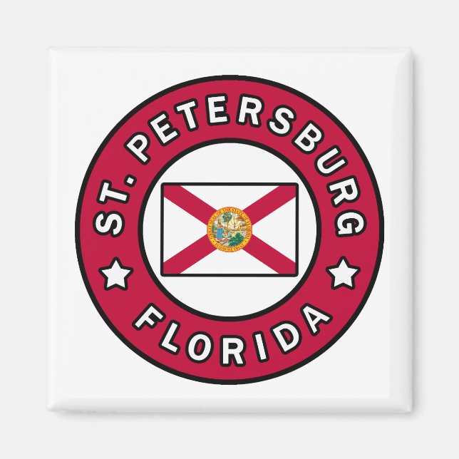 St. Petersburg Florida Magnet (Framsidan)
