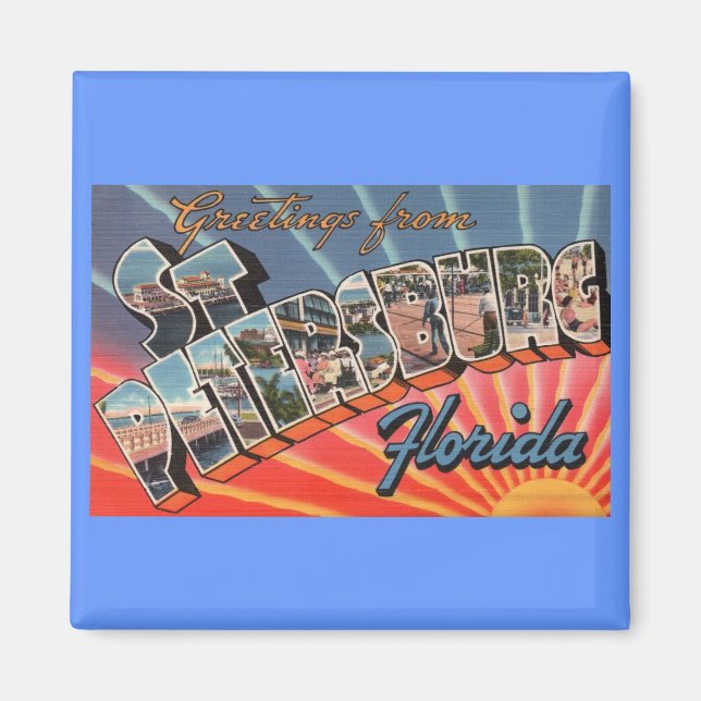 St. Petersburg Florida Magnet (Framsidan)