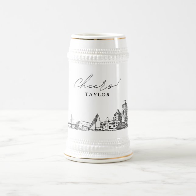 St. Petersburg Florida Personlig Gift Sejdel (Center)