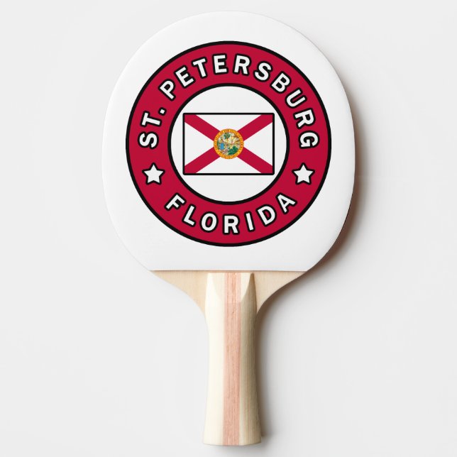 St. Petersburg Florida Pingisracket (Framsidan)