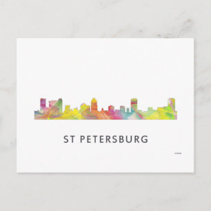 ST PETERSBURG FLORIDA SKYLINE WB1 - VYKORT