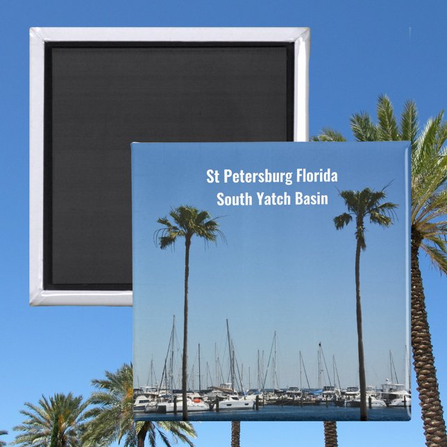 St Petersburg Florida South Yatch Basin Magnet (Skapare uppladdad)
