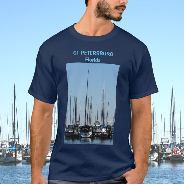 St Petersburg Florida South Yatch Basin T Shirt (Skapare uppladdad)