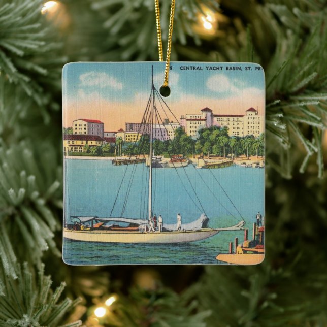 St. Petersburg Florida strand Julgransprydnad Keramik (Träd)