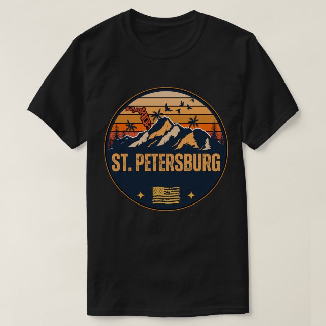 St. Petersburg, Florida T Shirt (Design framsida)