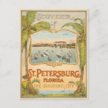St Petersburg Florida The Sunshine City vintage