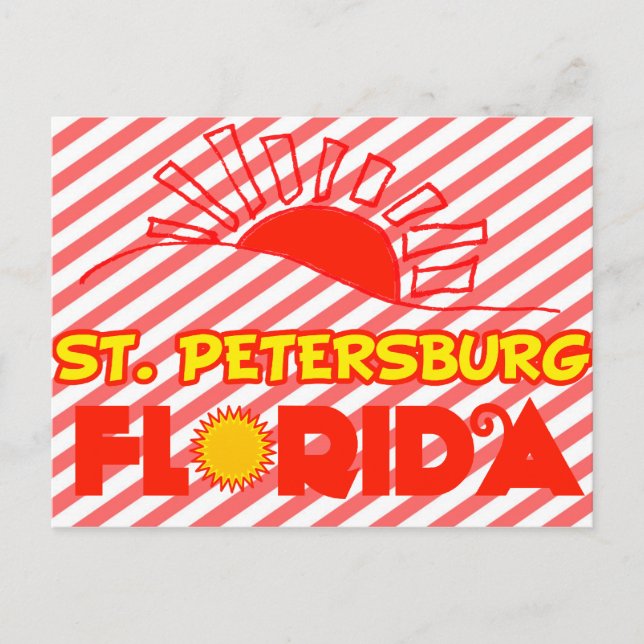 St. Petersburg, Florida Vykort (Framsida)
