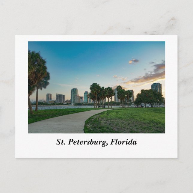 St. Petersburg Florida Vykort (Framsida)