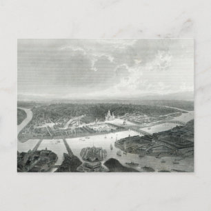 St.Petersburg, graverad av S.Bradshaw, c.1860 Vykort