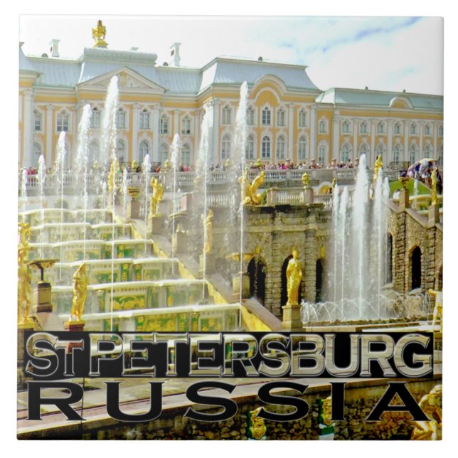 St Petersburg Kakelplatta (Framsidan)