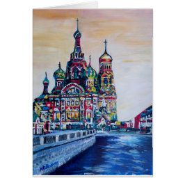 St Petersburg mig Hälsningskort