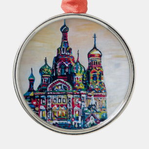 St Petersburg mig Julgransprydnad Metall
