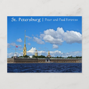 St Petersburg, Peter och Paul fästning Vykort