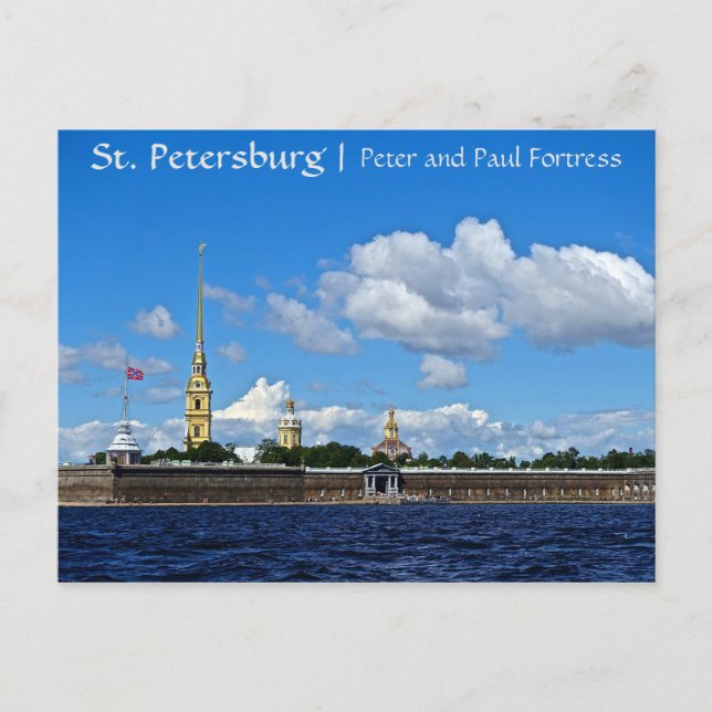 St Petersburg, Peter och Paul fästning Vykort (Framsida)