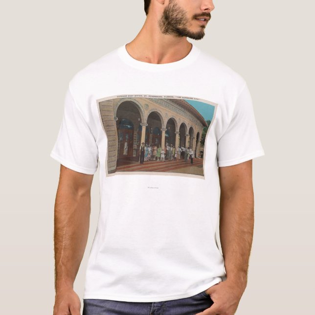 St Petersburg yttre FL - beskåda av postar Tee (Framsida)