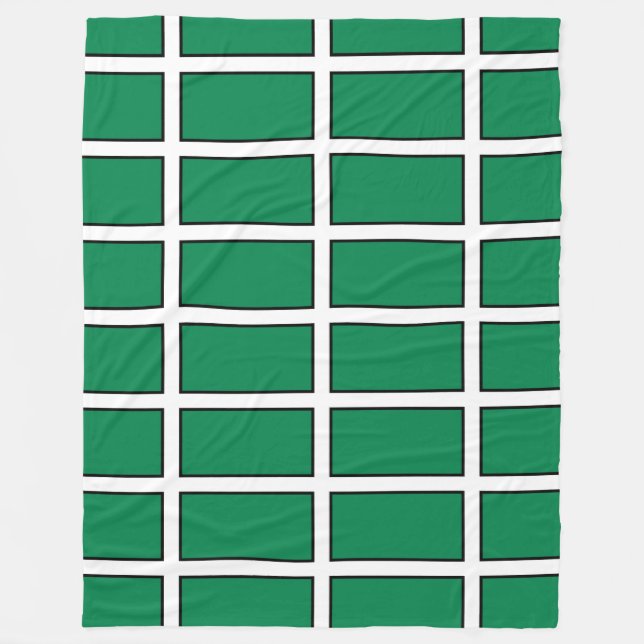 St. Petrocs flagga/Flagga of Devo Fleece Blanket (Framsidan)