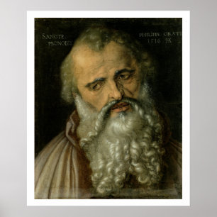 St Philip aposteln, 1516 (olja på kanfas) Poster