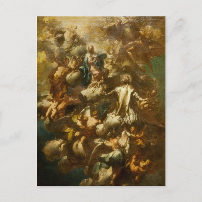 St. Philip Neri i Glory av Giovanni Ferretti Vykort (Framsida)