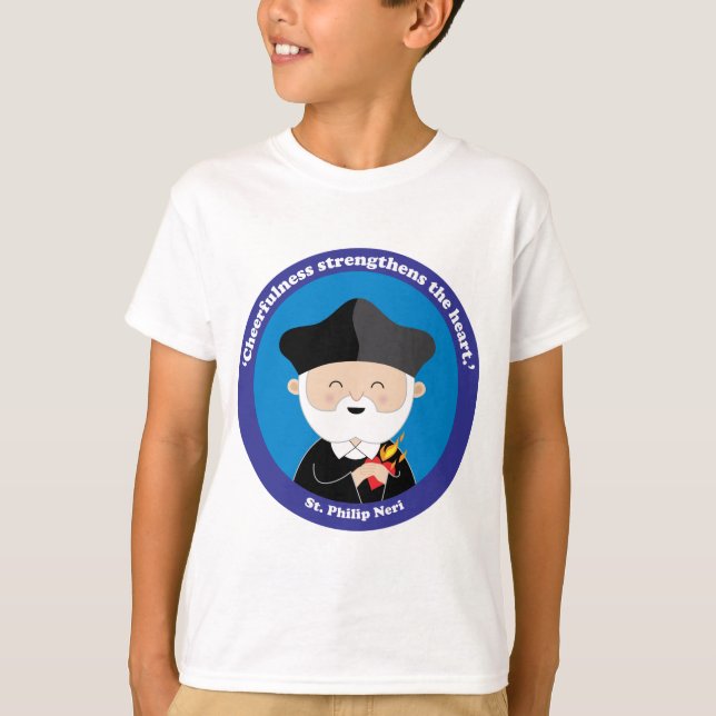 St. Philip Neri T Shirt (Framsida)