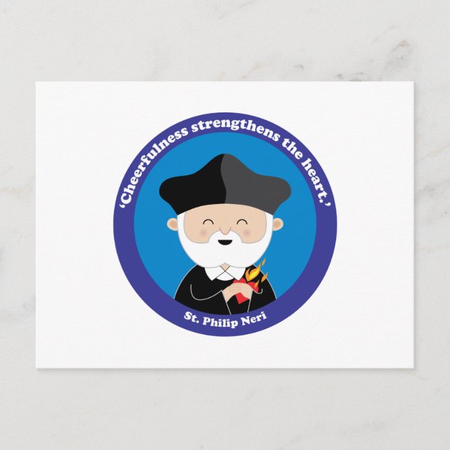 St. Philip Neri Vykort (Framsida)