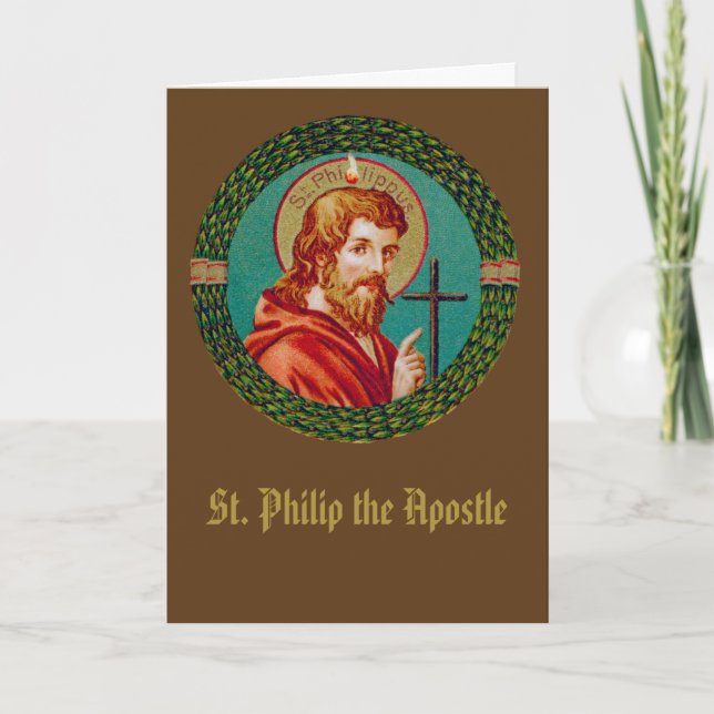 St. Philip the Apostle (JMAS 10) Hälsning Kort (Framsida)