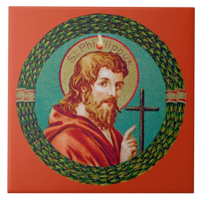St. Philip the Apostle (JMAS 10) Kakelplatta (Framsidan)