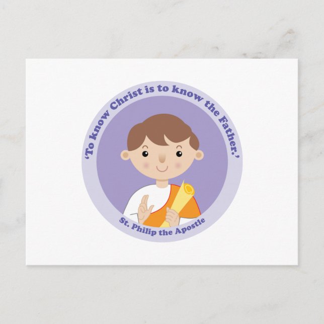 St. Philip the Apostle Vykort (Framsida)