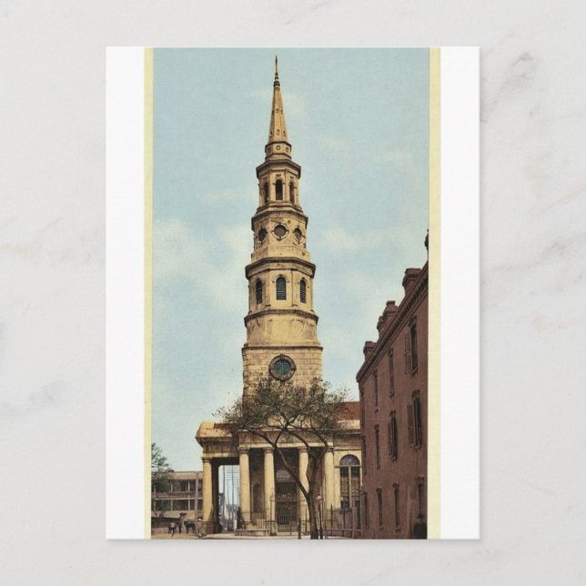 St. Philip's Church, Charleston, S.C. klassisk Pho Vykort (Framsida)