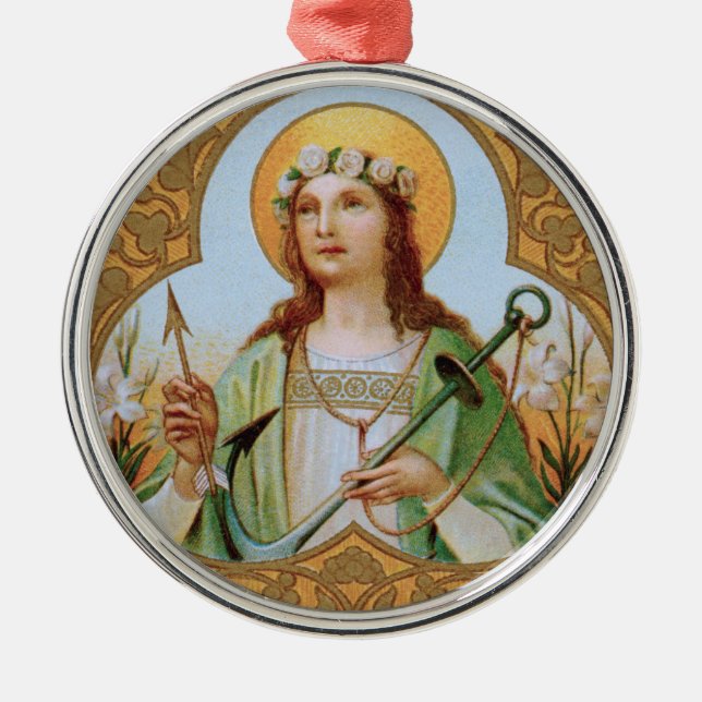 St. Philomena (BK 005) Julgransprydnad Metall (Framsidan)