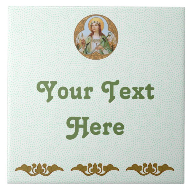 St. Philomena (BK 005) Kakelplatta (Framsidan)