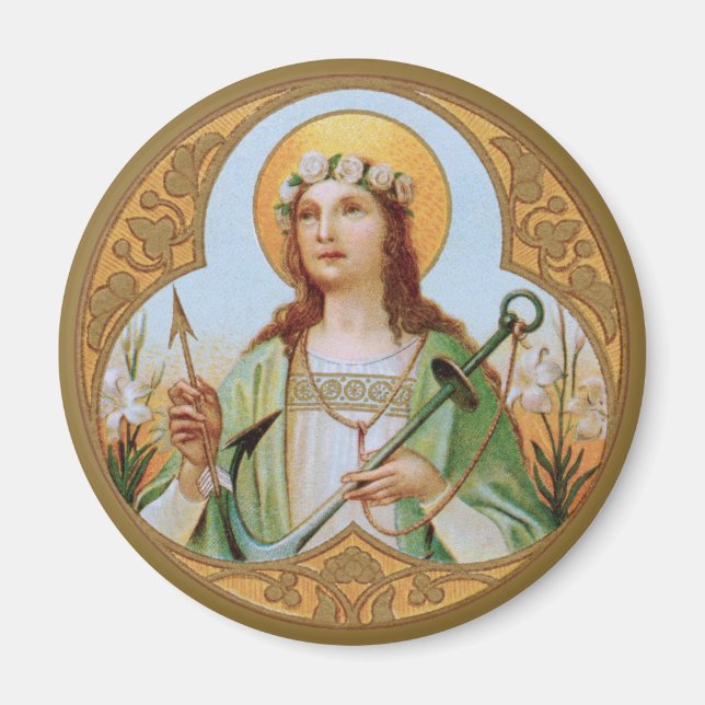 St. Philomena (BK 005) Magnet (Framsidan)