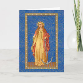 St. Philomena med Anchor (SNV 051) Kort