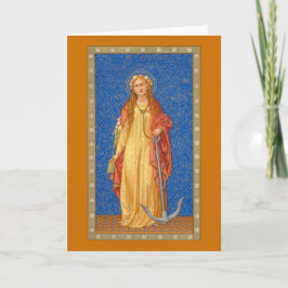 St. Philomena med Anchor (SNV 051) Kort