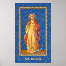 St. Philomena med Anchor (SNV 051) Poster