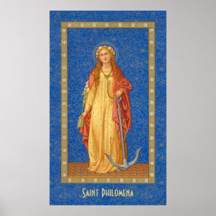 St. Philomena med Anchor (SNV 051) Poster