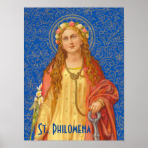 St. Philomena med Anchor (SNV 051) Poster
