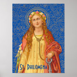 St. Philomena med Anchor (SNV 051) Poster