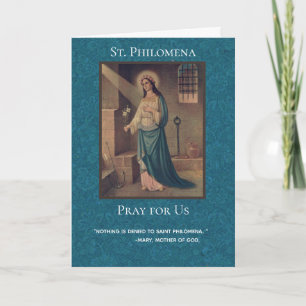 St. Philomena Powerful Novena Prayer Kort