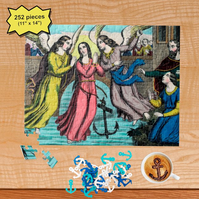 St. Philomena räddas från att drunkna Pussel (Skapare uppladdad)