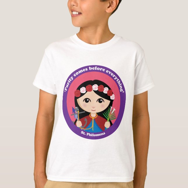 St. Philomena T-shirt (Framsida)