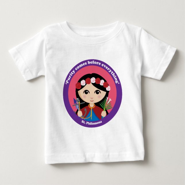 St. Philomena Tee Shirt (Framsida)