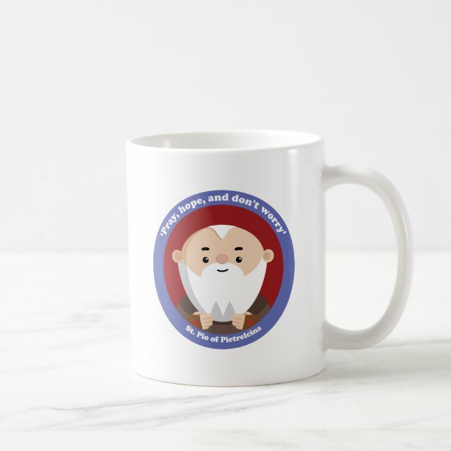 St Pio av Pietrelcina Kaffemugg (Höger)