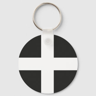 St Piran:s flagga Cornwall Kernow Nyckelring