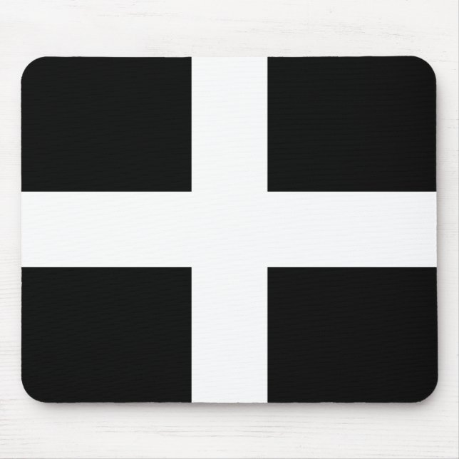 St. Piran:s flagga / Cornwalls flagga Musmatta (Framsidan)