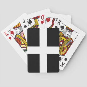 St. Pirans flagga/flagga av Cornwall-betalkort Casinokort
