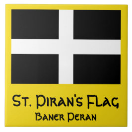 St. Pirans Flagga Kakelplatta