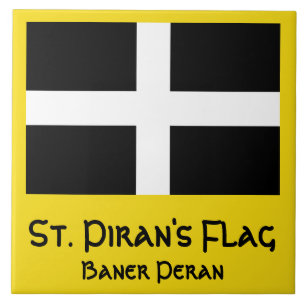 St. Pirans Flagga Kakelplatta