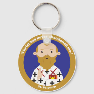 St Polycarp Nyckelring