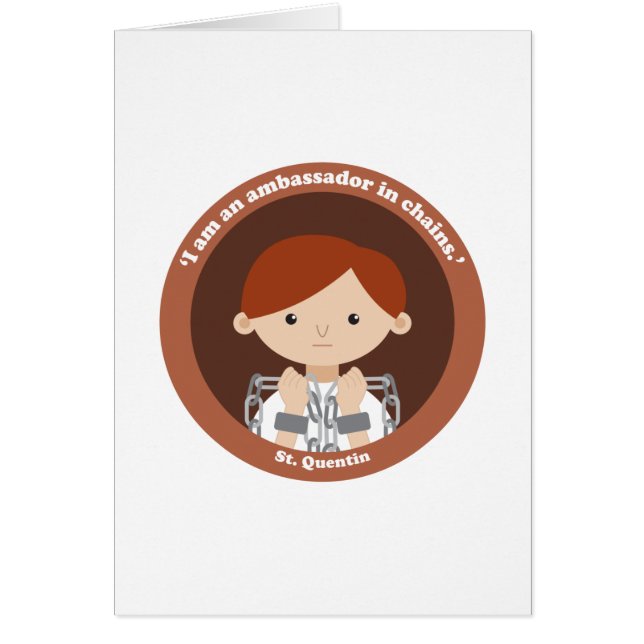 St. Quentin Hälsningskort (Framsidan)