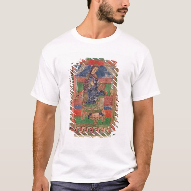 St. Radegund på en biskopsstol Tee (Framsida)